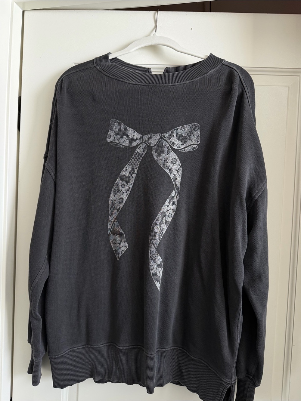 Aerie Dark Gray Women's Oversized Sweatshirt
